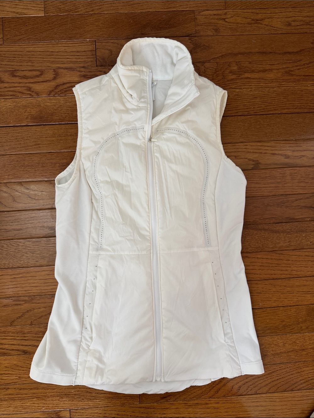 lululemon athletica White Sleeveless Zip-Front Swim Coverup Vest